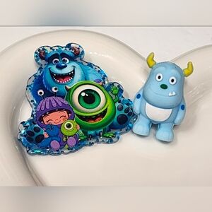 Flatback Focal Bead Monster Flats Planar Badge Keychain Bag Clip Zipper Pull